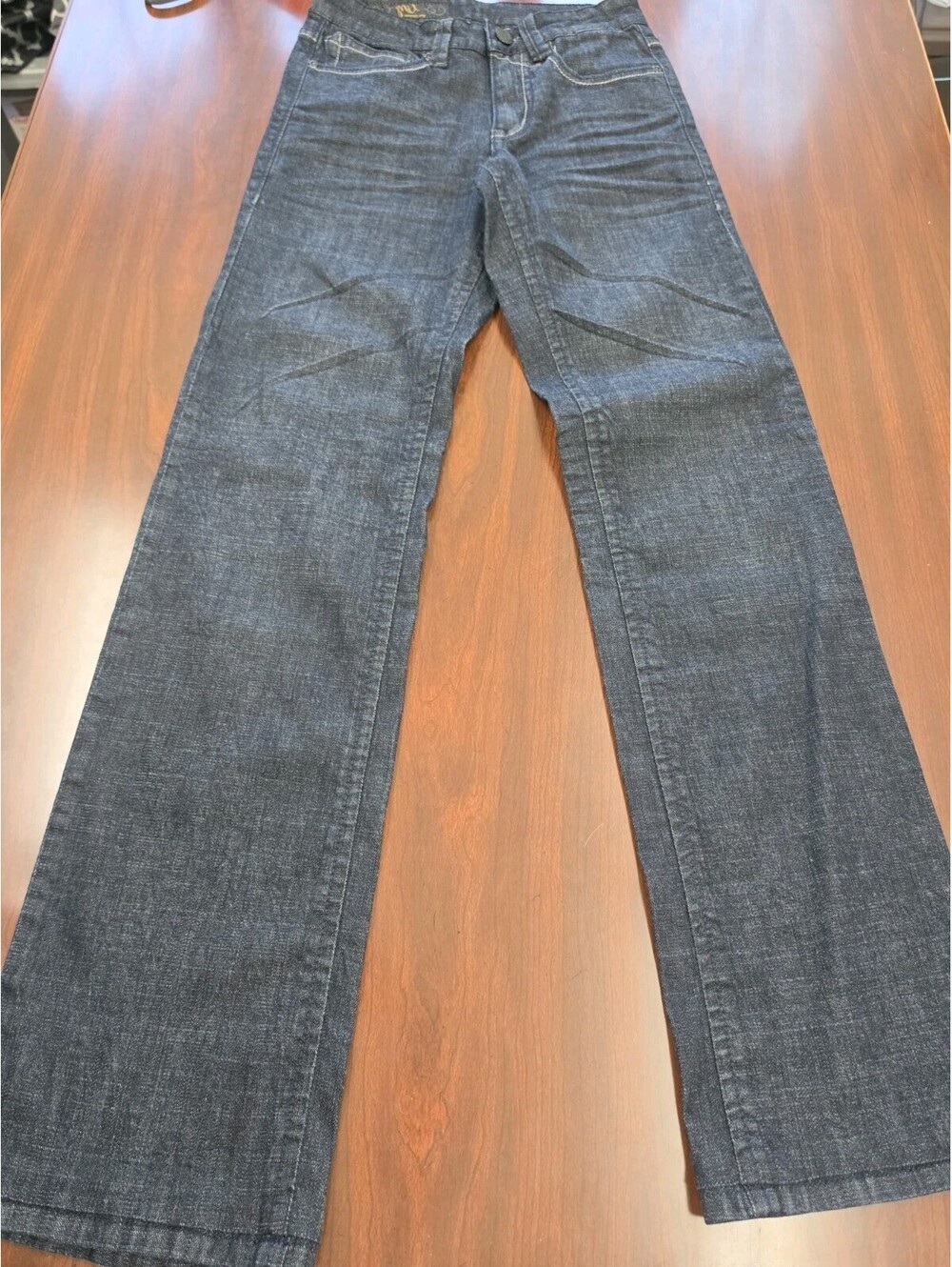 Makers USA Jeans Dark Wash Straight Leg Womens Size 4 Mid Rise Denim Classic